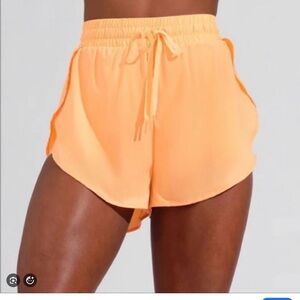 BuffBunny Lifesaver Peach Athletic Shorts